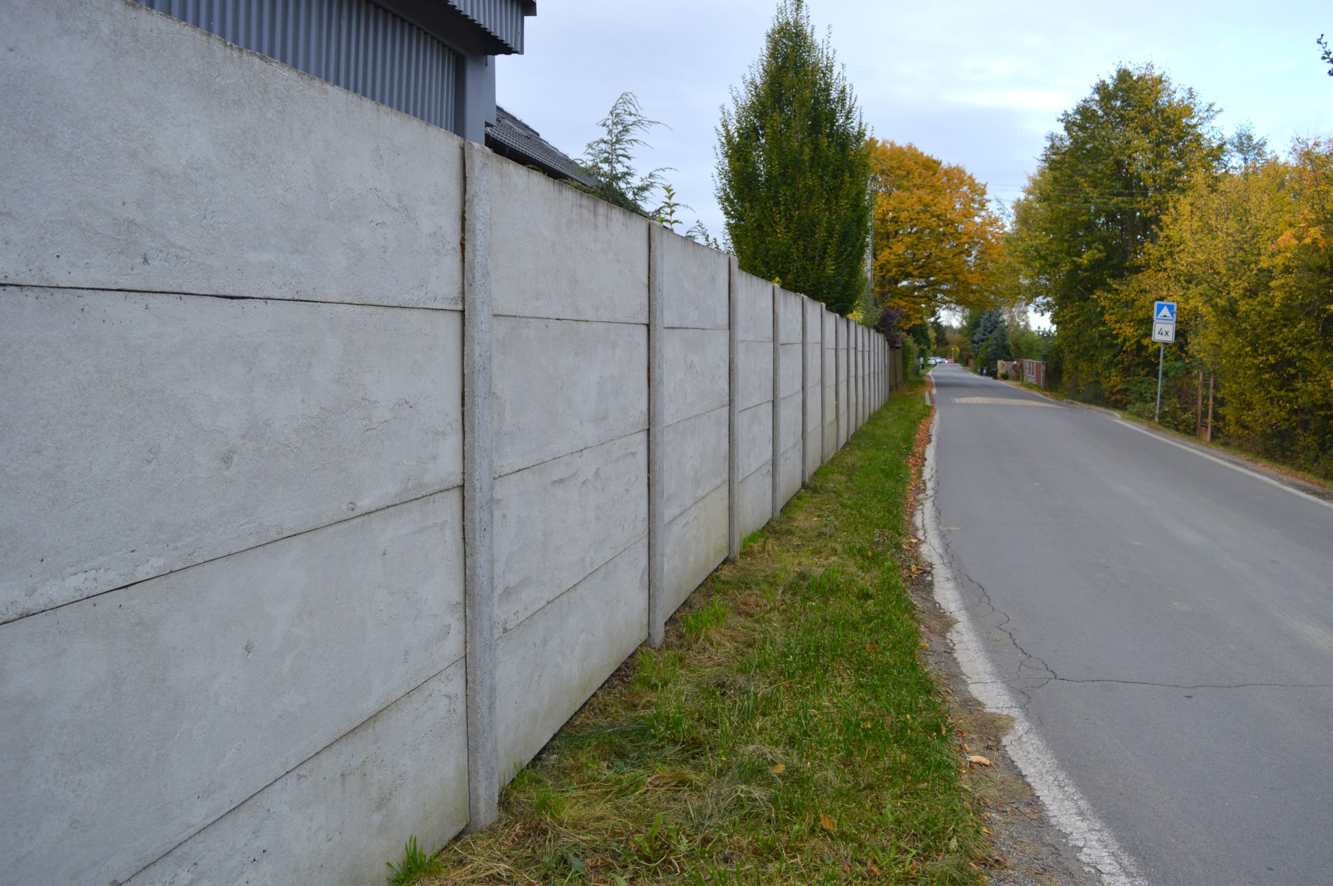 plot betonový břidlice jednostranná deska